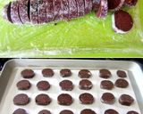 A picture of step 6 of Chocolate Cookies with Lots of Fresh Mint.