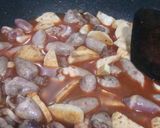 Foto langkah ke 2 dari resep Jantung Ayam Baso bumbu Rendang.