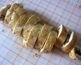 A picture of step 8 of Bite Sized Rolled Chicken Steaks.