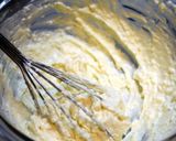 A picture of step 8 of Uji-Kintoki Inspired No-Bake Cheese Cake with Condensed Milk and Adzuki.