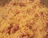 A picture of step 4 of Arroz con habichuelas.