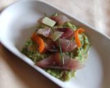 Foto del paso 1 de la receta: Atún sobre puré de aguacate