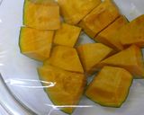 A picture of step 1 of Kabocha Squash Muffins.