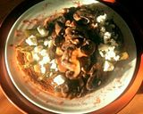 A picture of step 3 of Sig's Green Asparagus and Creamy Garlic Mushroom Stack with Feta.