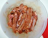 A picture of step 1 of Honey glazed pork ribs.