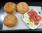 A picture of step 1 of Vegetarian Desi Burger.