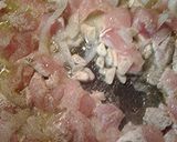 A picture of step 2 of Almond broccoli chicken.