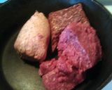 A picture of step 1 of Dad's Stuffed Peppers.