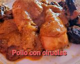 Foto del paso 9 de la receta: Pollo en salsa con ciruelas y champiñones