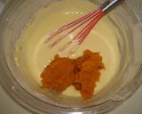 A picture of step 8 of Yogurt Kabocha Cheesecake.