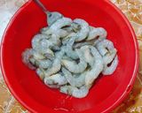 Hình bước làm 1 của món Cơm ngon nhà Huý 🏡: Tôm rim - Canh khoai mỡ nấu tôm