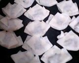A picture of step 8 of Bite-Sized Gyoza Dumplings (Tenten style).