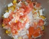 A picture of step 3 of Mexican salad.