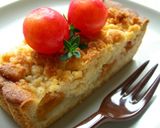 A picture of step 9 of Cherry Crumble Tart.