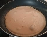 A picture of step 3 of Eggless pancakes.