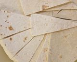 A picture of step 1 of Tortilla chips 🍟 😋.