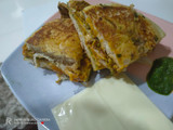એગ આમલેટ કુલચા સેન્ડવીચ (Egg Omelette Kulcha Sandwich Recipe In Gujarati)