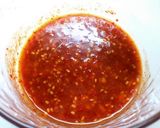 A picture of step 4 of Korean-Style Sesame Seasoned Burdock with Chili Pepper and Vinegar Miso Sauce.