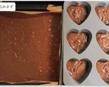A picture of step 4 of Easy Walnut Brownies for Valentine's.