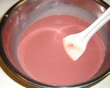 A picture of step 8 of Raspberry Bavarian Cream.