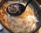 A picture of step 4 of Satoimo and Mushroom Milk Stew.