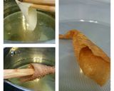 A picture of step 1 of Peanut Butter Wanton Snack.