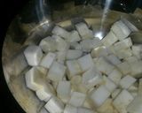 A picture of step 3 of Sig's Celeriac Soup with Leeks and Stilton Cheese.