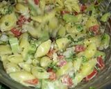 A picture of step 3 of Macaroni Salad😋.