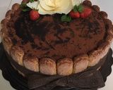 Foto langkah ke 4 dari resep Homemade tiramisu cake lady finger original italia part 2 (menghias kue).