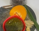 Foto langkah ke 1 dari resep Bubur Kacang Ijo Labu Kuning.