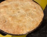 A picture of step 10 of Mum’s plate chicken pie.