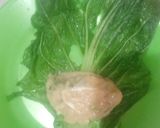 Foto langkah ke 2 dari resep Sawi putih gulung isi ayam.