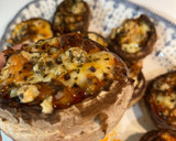 Foto del paso 5 de la receta: Champiñones rellenos de sobrasada y quesos