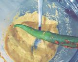 A picture of step 7 of Mirchi ke pakorey/Fritters🌶.