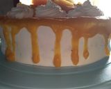 A picture of step 3 of Mango glaze cake.