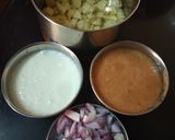 A picture of step 1 of Sweet potato curry (shakarkand ki sabji).