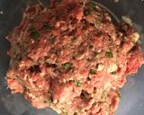 A picture of step 1 of Daoud basha (Lebanese meatballs).