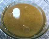 A picture of step 2 of Sprouted Foxtail millet/Thinai laddu.