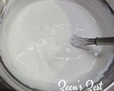 A picture of step 2 of Lychee Cheesecake (No Bake).