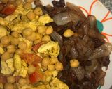 Foto del paso 6 de la receta: Cous cous con pollo, pasas, garbanzos y sin verdura