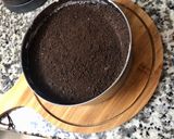 Hình bước làm 9 của món Chessecake Oreo mứt dâu tằm
