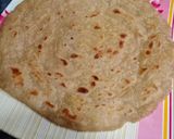 A picture of step 7 of Roll paratha in desi ghee.