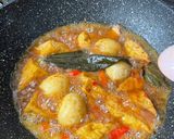 Foto langkah ke 4 dari resep Semur Tahu Telur.