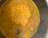 Foto del paso 4 de la receta: Crema de lentejas rojas con naranja y zanahoria