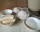 Vegan kókuszos - banános muffin recept fázis 1 fotója