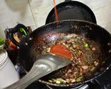 A picture of step 3 of Dry Gobhi Manchurian.