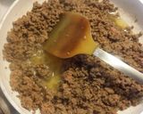 A picture of step 1 of Taisen's cheesy taco and chips casserole.