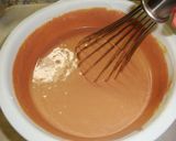 A picture of step 5 of Yogurt Rich Chocolate Cheesecake.