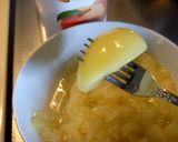 A picture of step 1 of Creamy Peach Cheesecake.