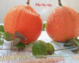 Hình bước làm 1 của món Xôi gấc miền Bắc